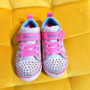 Sketchers toddler girl shoes size 9